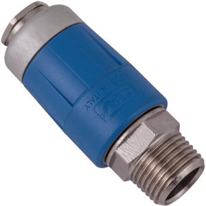 Safety Quick Coupler 1/2 M Packaged Two Stage Release